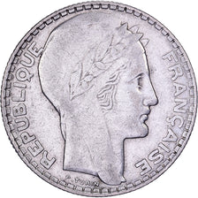 Frankrijk, 10 Francs, Turin, 1929, Paris, Zilver, ZF, Gadoury:801, KM:878