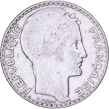 Francia, 10 Francs, Turin, 1934, Paris, Plata, MBC, Gadoury:801, KM:878
