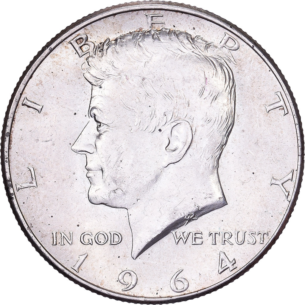 Stati Uniti, Half Dollar, John F. Kennedy, 1964, U.S. Mint, Argento, SPL, KM:202