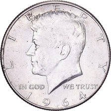 Stati Uniti, Half Dollar, John F. Kennedy, 1964, U.S. Mint, Argento, SPL, KM:202