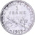 Francia, Franc, Semeuse, 1919, Paris, Argento, BB, Gadoury:467, KM:844.1