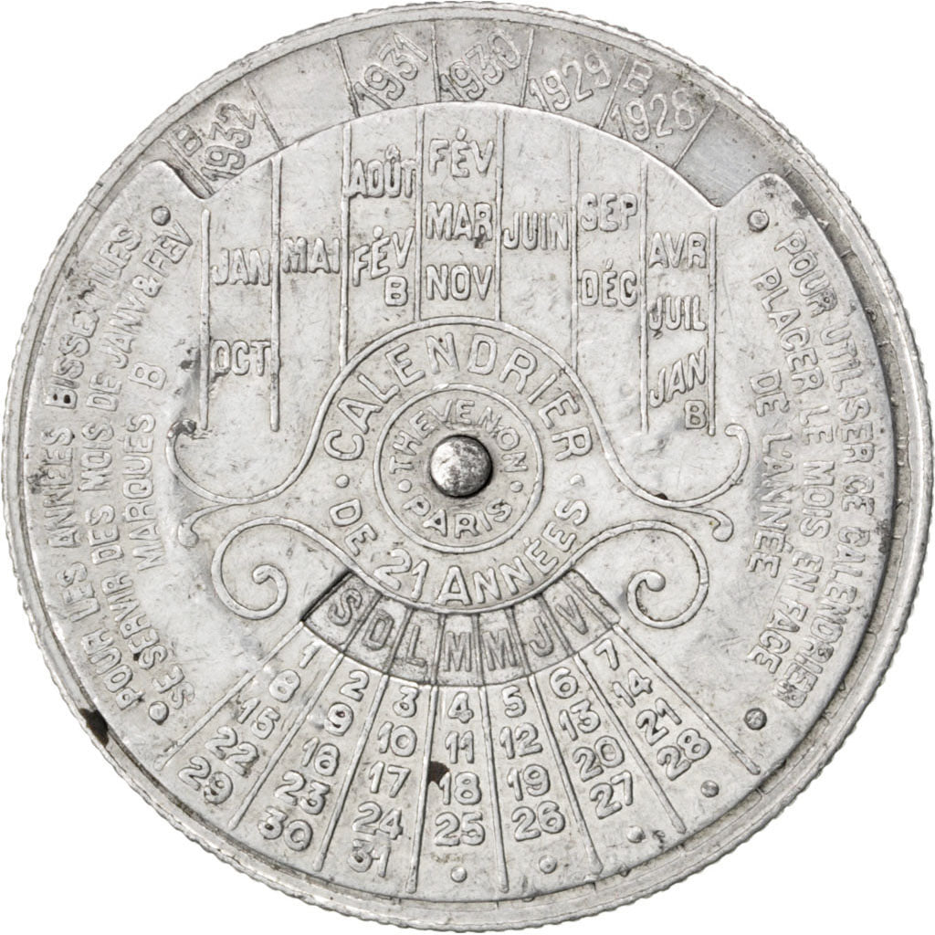 Frankreich, Medaille, French Third Republic, 1922, Aluminium, SS+