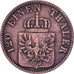 Landy niemieckie, PRUSSIA, Friedrich Wilhelm IV, 3 Pfennig, 1860, Berlin