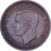 Großbritannien, George VI, 1/2 Penny, 1939, Bronze, SS, KM:844