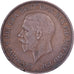 Gran Bretagna, George V, Penny, 1928, Bronzo, BB, KM:838