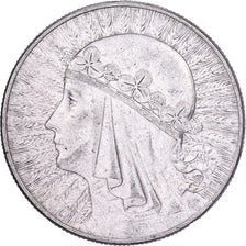 Polska, 10 Zlotych, 1932, Warsaw, Srebro, AU(50-53), KM:22