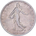 Frankreich, Franc, Semeuse, 1907, Paris, Silber, SS, Gadoury:467, KM:844.1