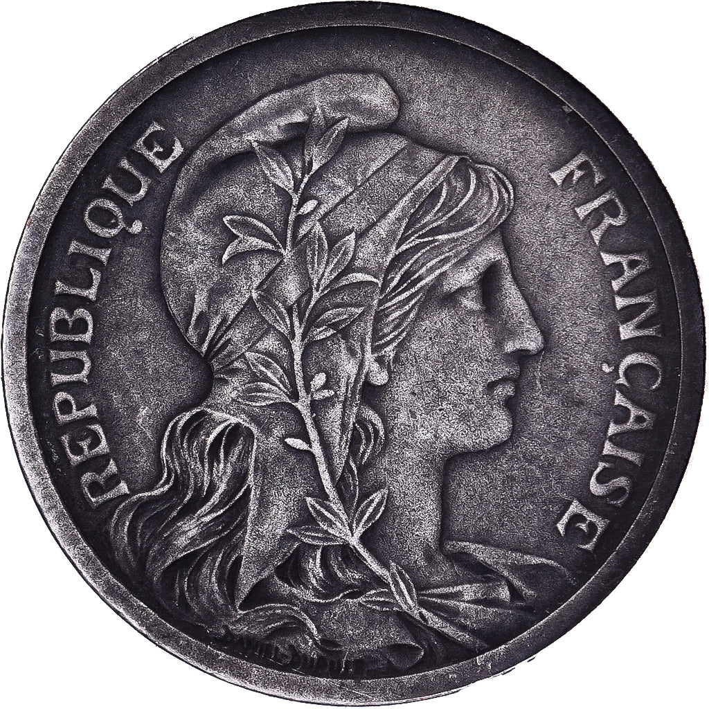 Frankreich, 2 Centimes, Dupuis, 1898, Paris, Bronze, SS, Gadoury:107, KM:841