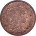 Francia, 2 Centimes, Dupuis, 1898, Paris, Bronzo, BB+, Gadoury:107, KM:841