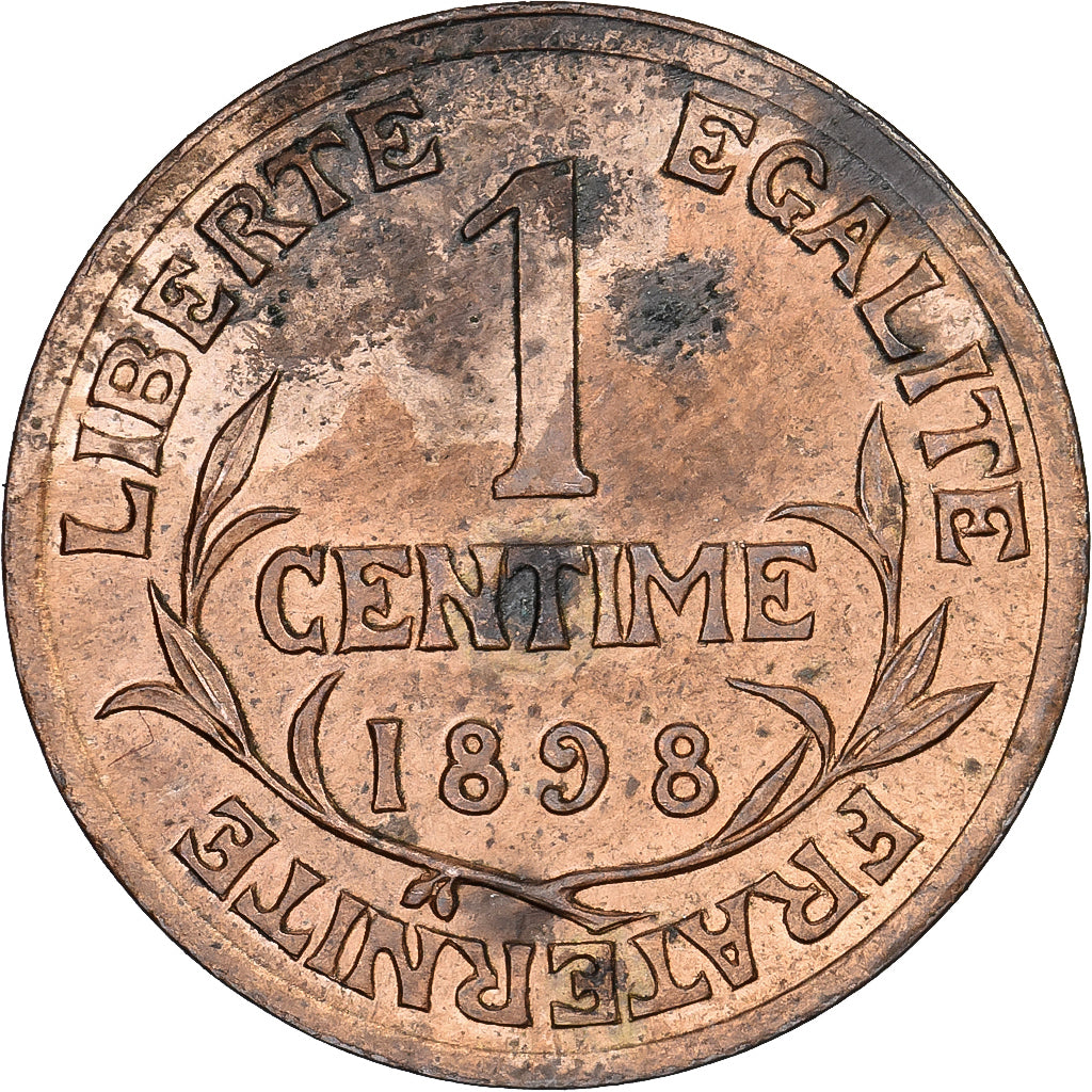 Frankrijk, Centime, Dupuis, 1898, Paris, Bronzen, ZF, Gadoury:90, KM:840