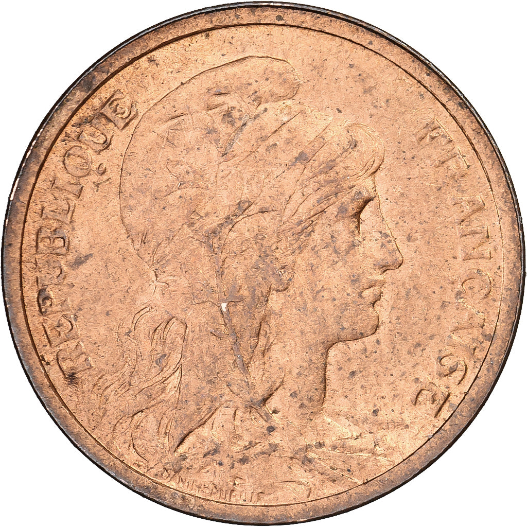 Frankreich, Centime, Dupuis, 1898, Paris, Bronze, SS+, Gadoury:90, KM:840