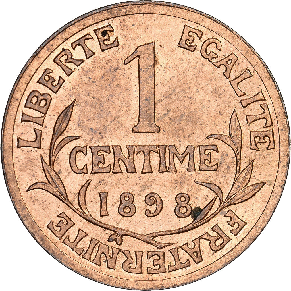 Frankreich, Centime, Dupuis, 1898, Paris, Bronze, SS+, Gadoury:90, KM:840