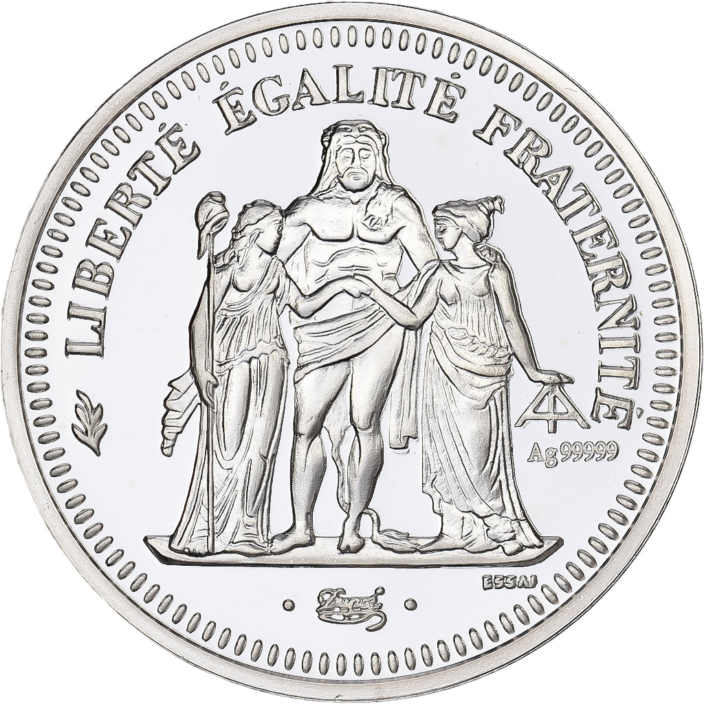 Frankrijk, 20 Francs, 1973, Zilver, Copy Silver, FDC