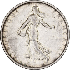 Frankrijk, 5 Francs, Semeuse, 1968, Paris, Zilver, ZF+, Gadoury:770, KM:926