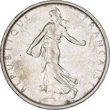 France, 5 Francs, Semeuse, 1968, Paris, Silver, AU(50-53), Gadoury:770, KM:926
