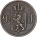 Norwegia, 5 Öre, 1875, Brązowy, EF(40-45), KM:349