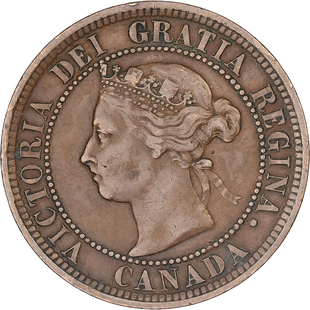 Canada, Victoria, Cent, 1888, Royal Canadian Mint, Brązowy, EF(40-45), KM:7
