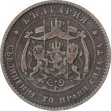 Bulgaria, Alexander  I, 5 Stotinki, 1881, Bronze, VF(30-35), KM:2