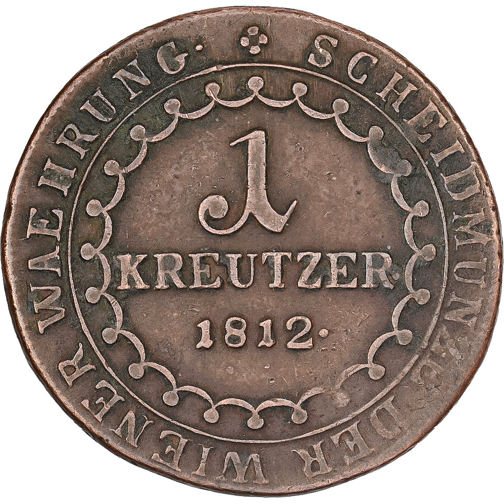 Austria, Franz II (I), Kreuzer, 1812, Schmollnitz, Cobre, BC+, KM:2112