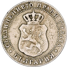 Bulgaria, Ferdinand I, 5 Stotinki, 1888, Copper-nickel, EF(40-45), KM:9