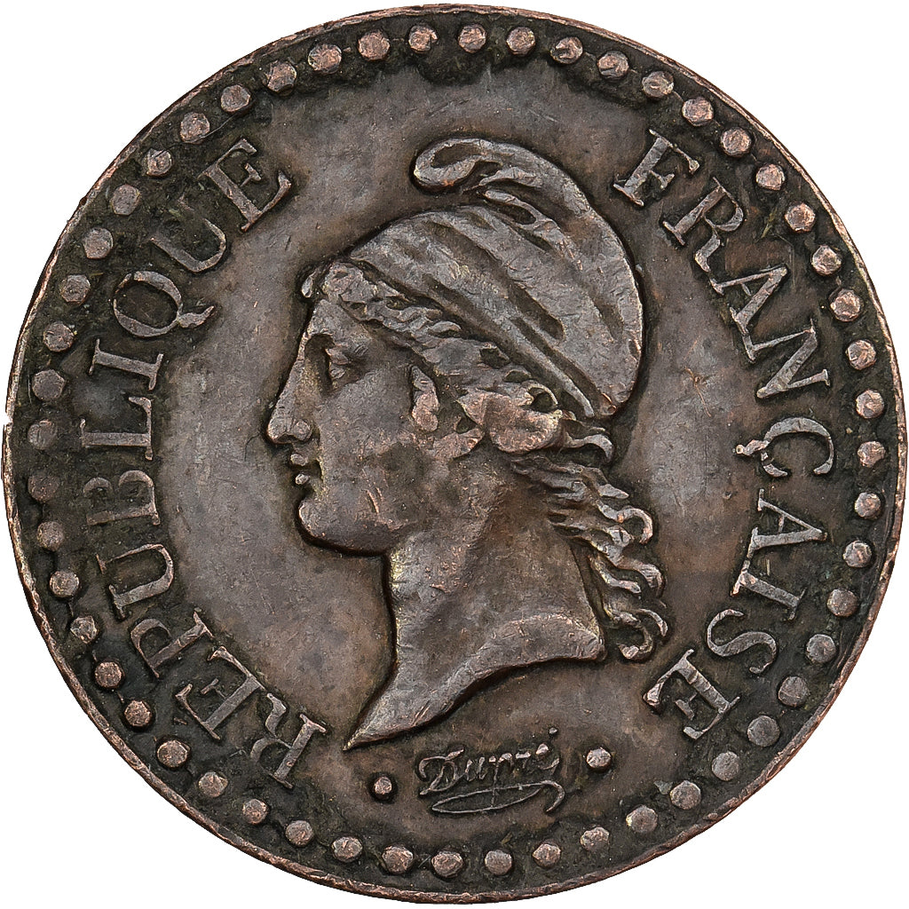 Frankreich, Centime, Dupré, 1848, Paris, Bronze, SS, Gadoury:84, KM:754