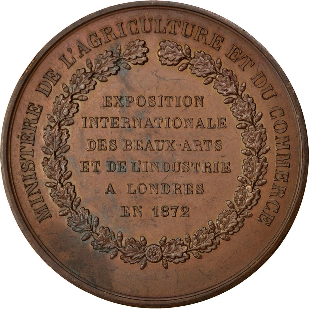 France, Médaille, French Third Republic, 1872, Cuivre, Gayrard, TTB+