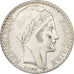 France, 20 Francs, Turin, 1938, Paris, Silver, AU(55-58), Gadoury:852, KM:879