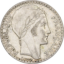 Frankreich, 20 Francs, Turin, 1938, Paris, Silber, SS+, Gadoury:852, KM:879