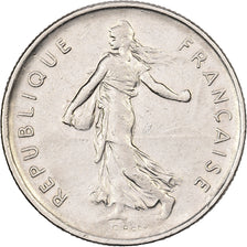 France, 5 Francs, Semeuse, 1970, Paris, Nickel Clad Copper-Nickel, AU(50-53)