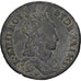 France, Louis XIV, Liard, Liard de France au buste juvénile, deuxième type