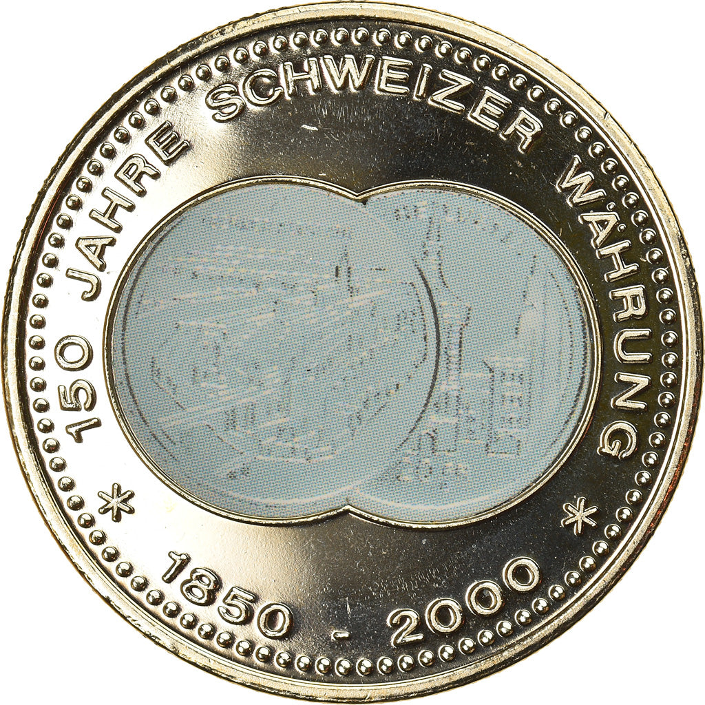 Switzerland, Medal, 150 Ans de la Monnaie Suisse, 2000, MS(65-70), Copper-nickel