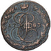 Rusland, Catherine II, 5 Kopeks, 1783, Ekaterinbourg, Koper, ZF, KM:59.3