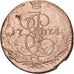 Russia, Catherine II, 5 Kopeks, 1774, Ekaterinbourg, Copper, EF(40-45), KM:59.3
