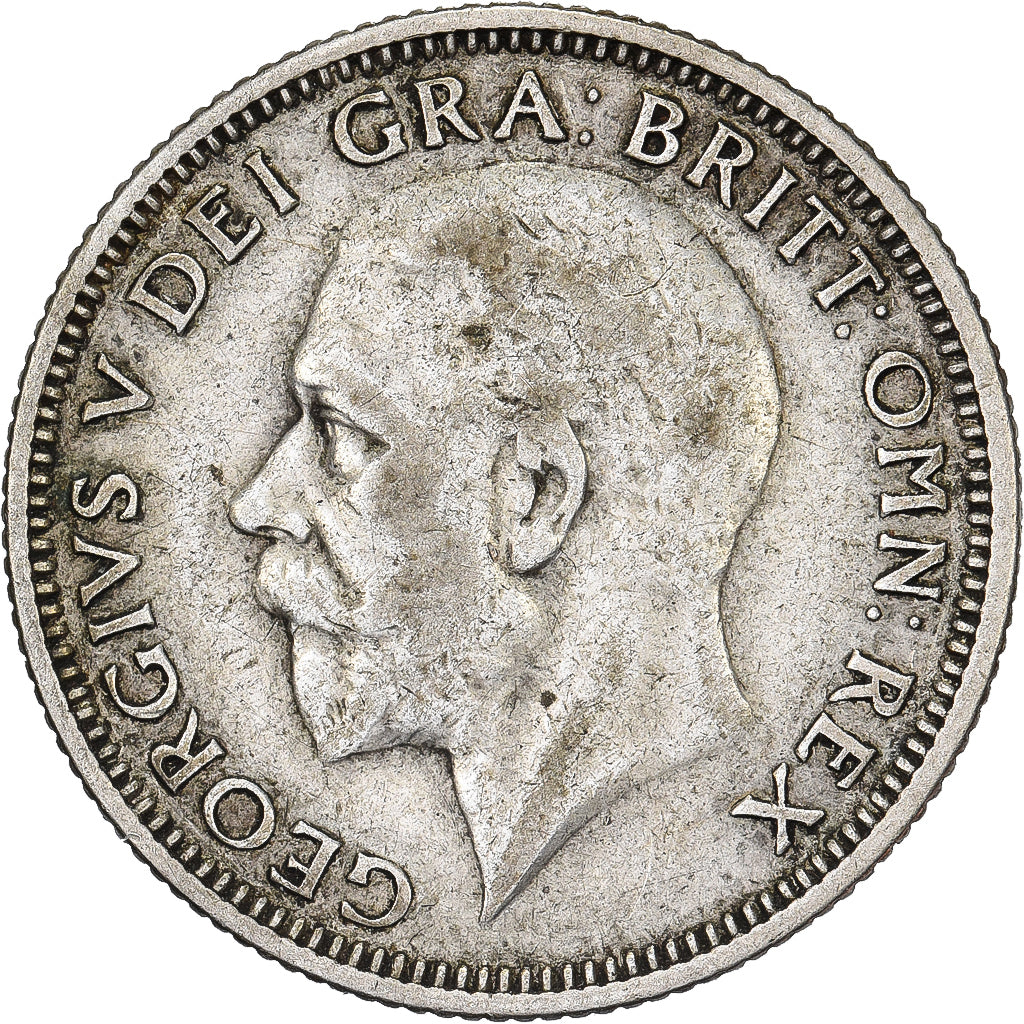 Wielka Brytania, George V, Shilling, 1933, Srebro, EF(40-45), KM:833