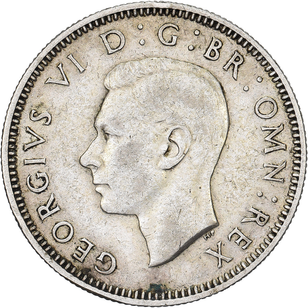 Gran Bretagna, George VI, Shilling, 1939, Argento, BB, KM:853