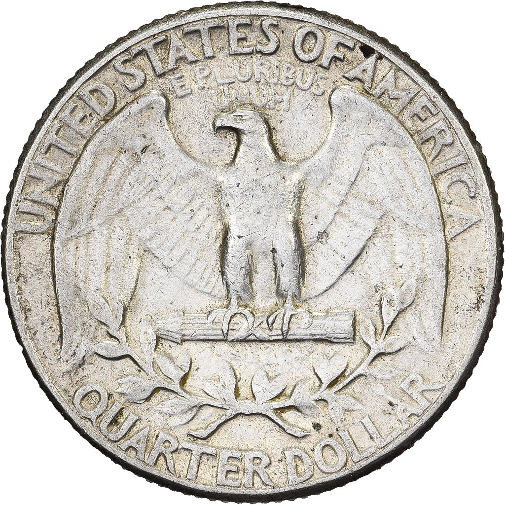 USA, Quarter, Washington, 1957, U.S. Mint, Srebro, AU(50-53), KM:164