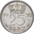 Pays-Bas, Juliana, 25 Cents, 1950, Nickel, TTB, KM:183