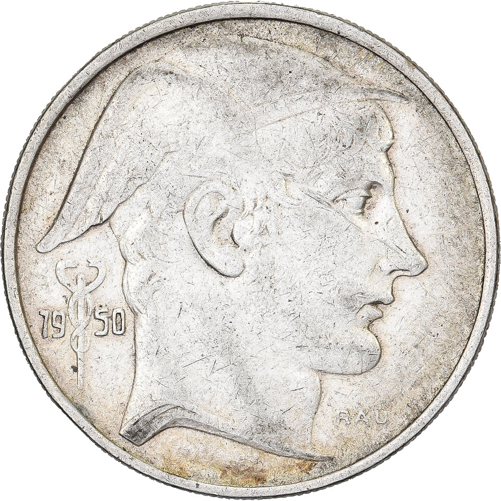 Bélgica, Régence Prince Charles, 20 Francs, 20 Frank, 1950, Brussels, Prata