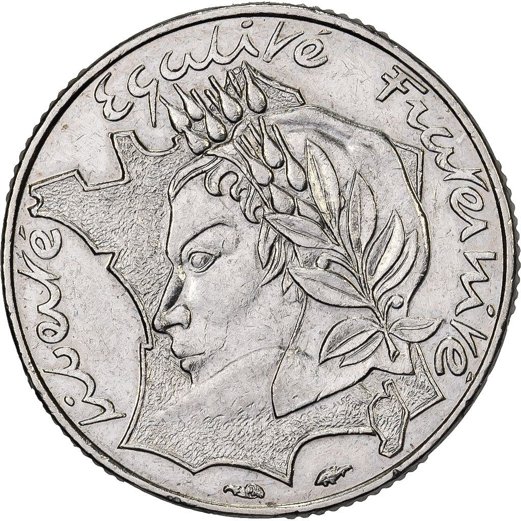 Frankrijk, 10 Francs, Jimenez, 1986, Paris, Nickel, PR, Gadoury:824, KM:959
