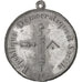 France, Medal, French Second Republic, 1848, Tin, AU(55-58)