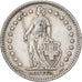 Switzerland, 2 Francs, 1920, Bern, Silver, EF(40-45), KM:21