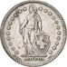 Suisse, 2 Francs, 1921, Bern, Argent, TTB, KM:21