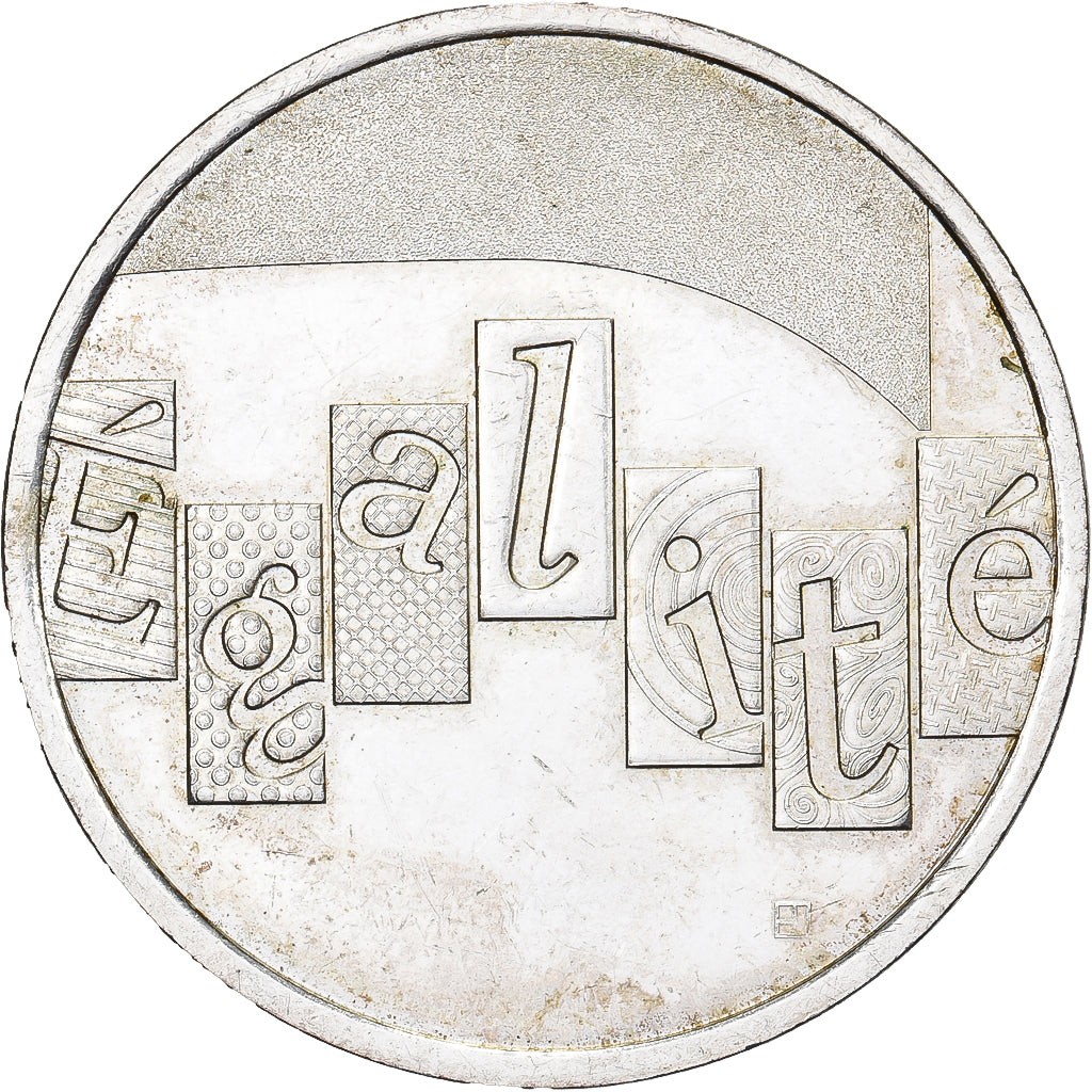 França, 5 Euro, Egalité, 2013, Monnaie de Paris, Prata, AU(50-53)