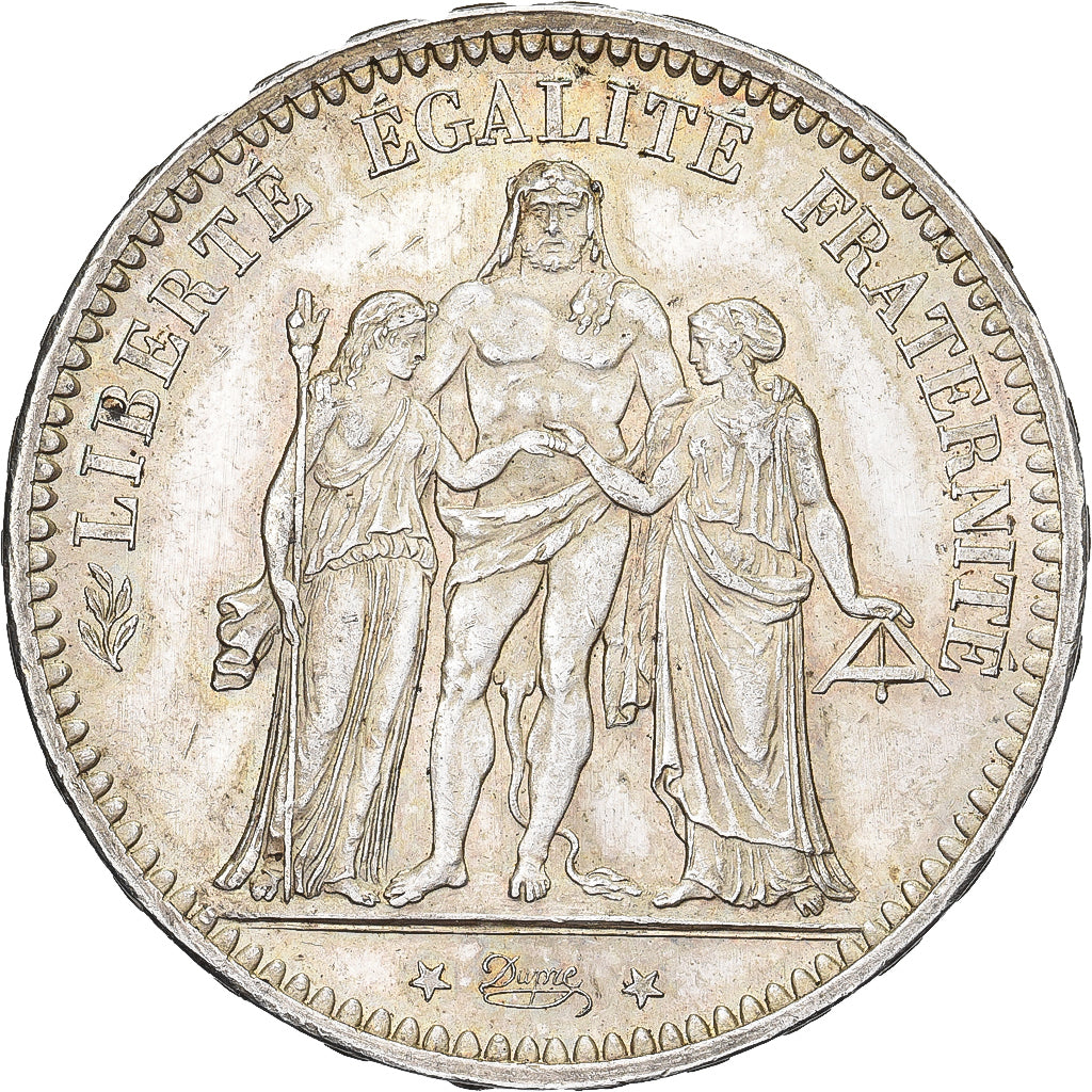 Francia, 5 Francs, Hercule, 1873, Paris, Argento, BB+, Gadoury:745a, KM:820.1