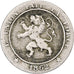 Belgia, Leopold I, 5 Centimes, 1862, Miedź-Nikiel, VF(30-35), KM:21