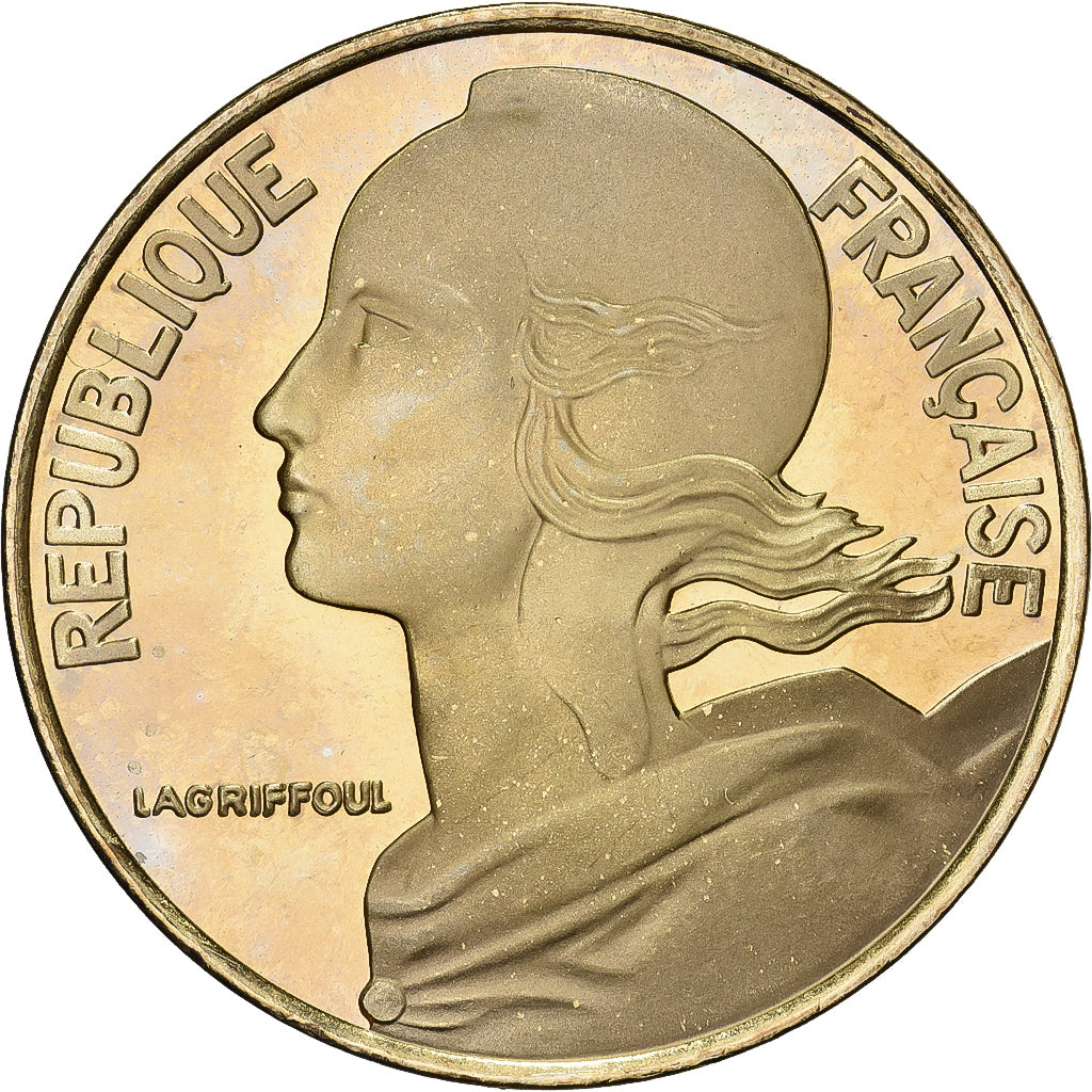 France, 20 Centimes, Marianne, 2000, Paris, BE, Bronze-Aluminium, SPL