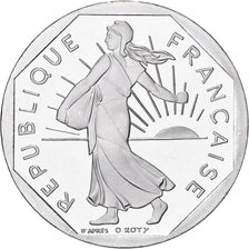 Frankreich, 2 Francs, Semeuse, 2000, Paris, PP, Nickel, UNZ, Gadoury:547b