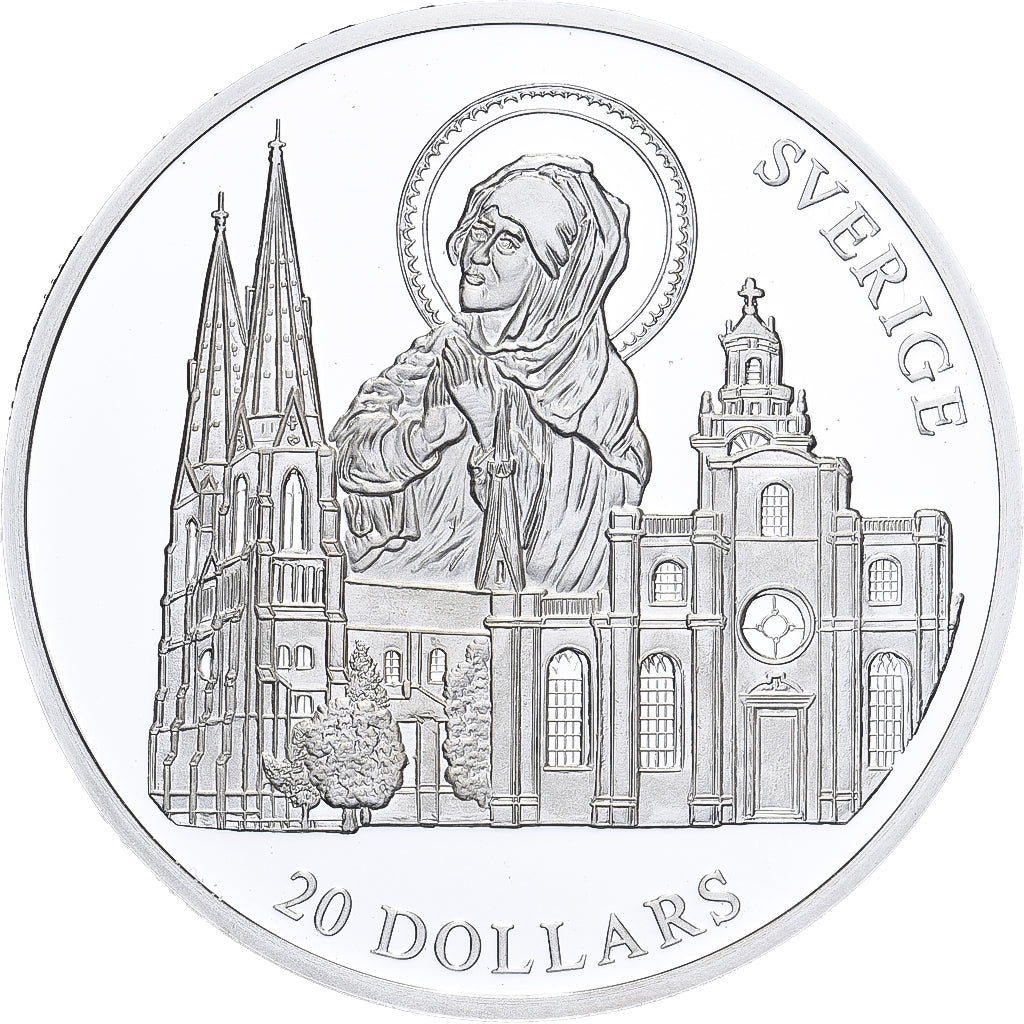 Liberia, 20 Dollars, 2001, Proof, Silver, MS(65-70)