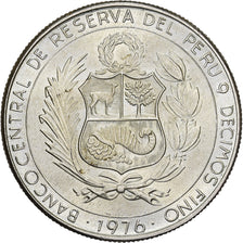 Perù, 400 Soles, 1976, Lima, Argento, SPL-, KM:270