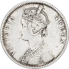 Britisch-Indien, Victoria, Rupee, 1875, Bombay, Silber, S+, KM:473.2